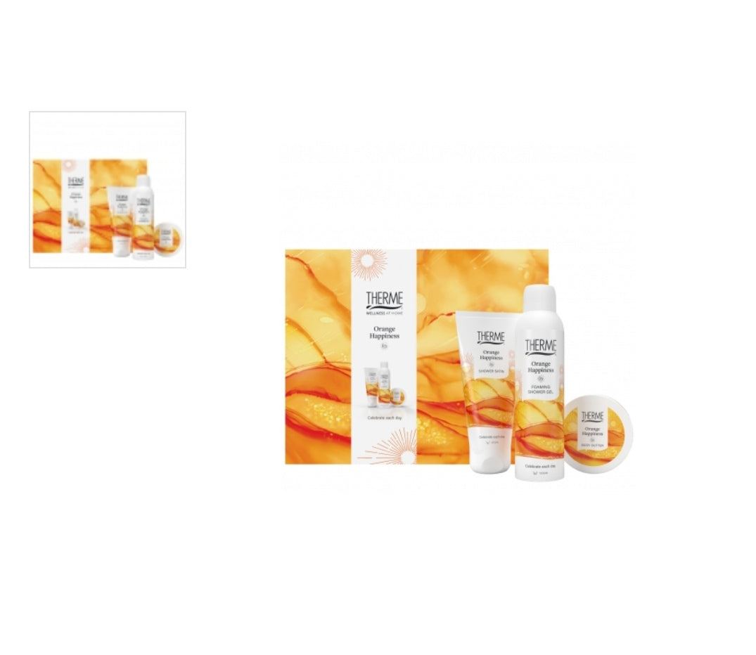 THERME ORANGE HAPPINESS ŠVENTINIS RINKINYS