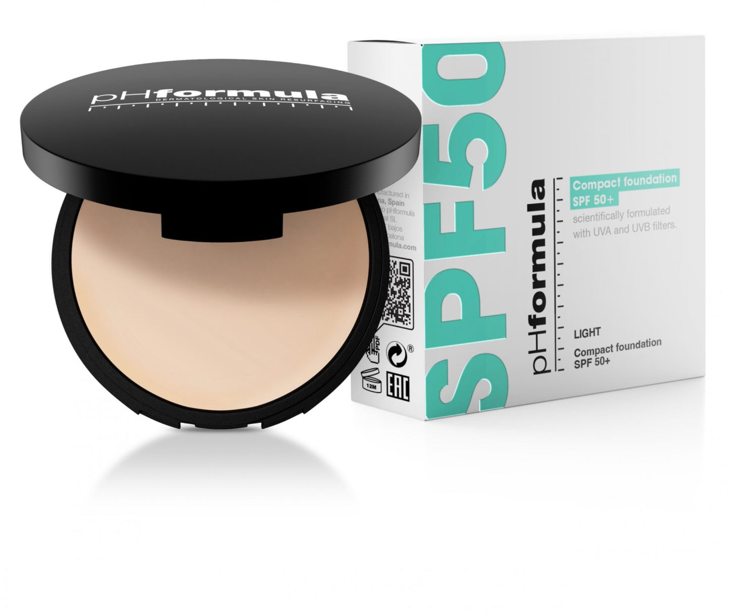 KOMPAKTINĖ KREMINĖ PUDRA LIGHT SPF50