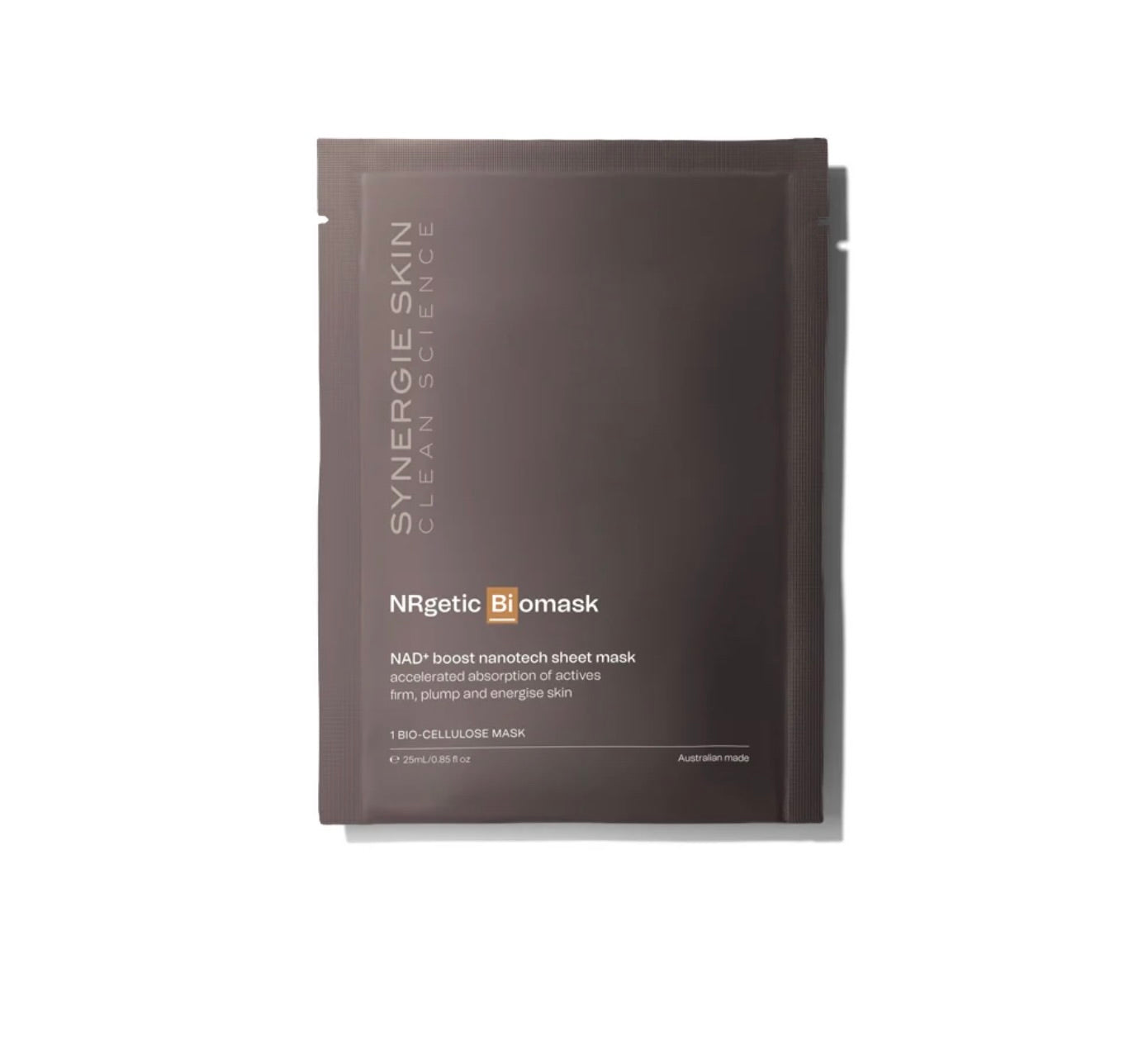 NRgetic lakštinė veido kaukė, 1vnt.