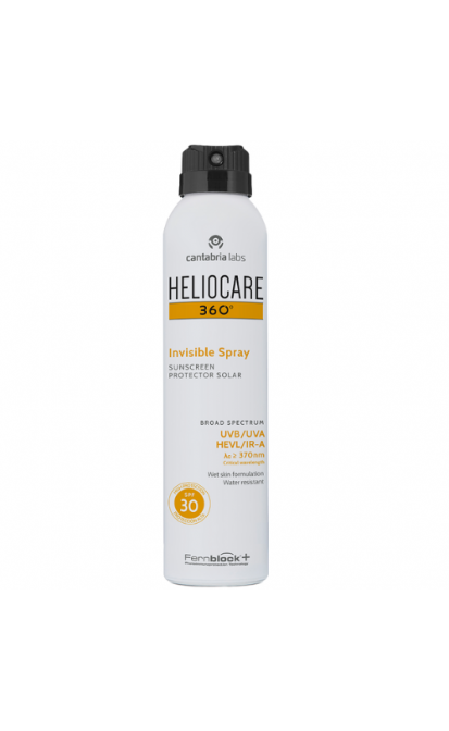 HELIOCARE 360 INVISIBLE APSAUGINIS PURŠKIKLIS KŪNUI SPF50+, 200 ML