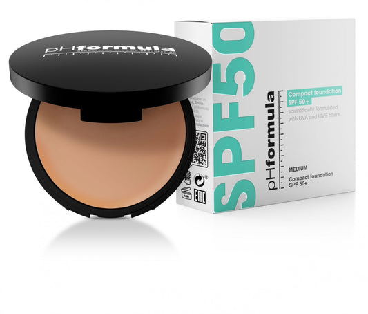 KOMPAKTINĖ KREMINĖ PUDRA MEDIUM SPF50