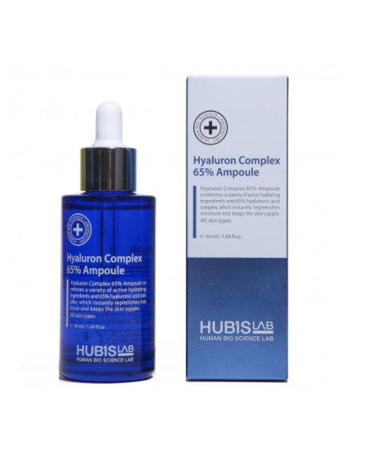 HUBISLAB AMPULĖ SU 65% HIALURONO RŪGŠTIES KOMPLEKSU, 50 ML